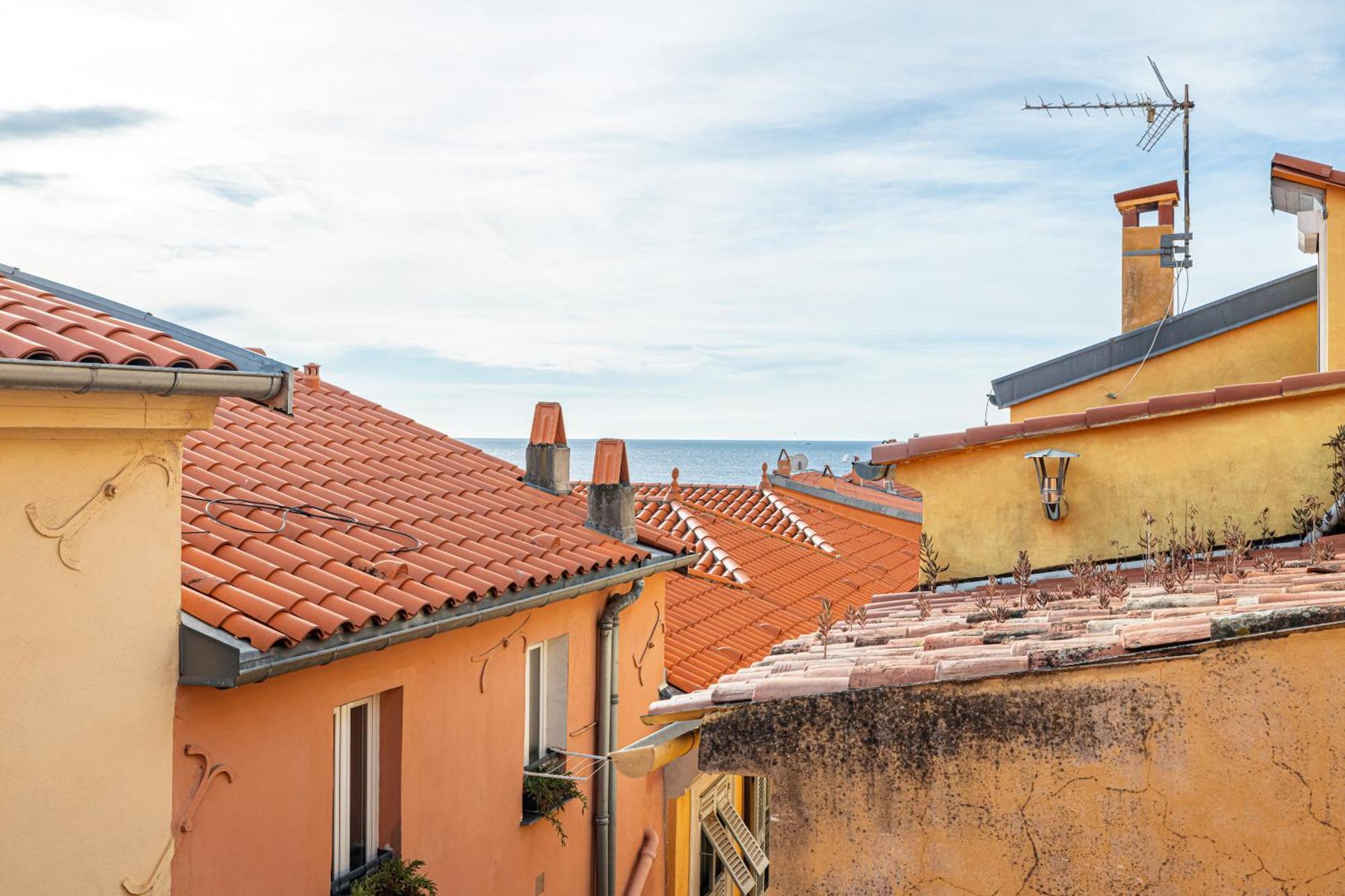 Le Bougainvillier Menton Vieille Ville Екстер'єр фото